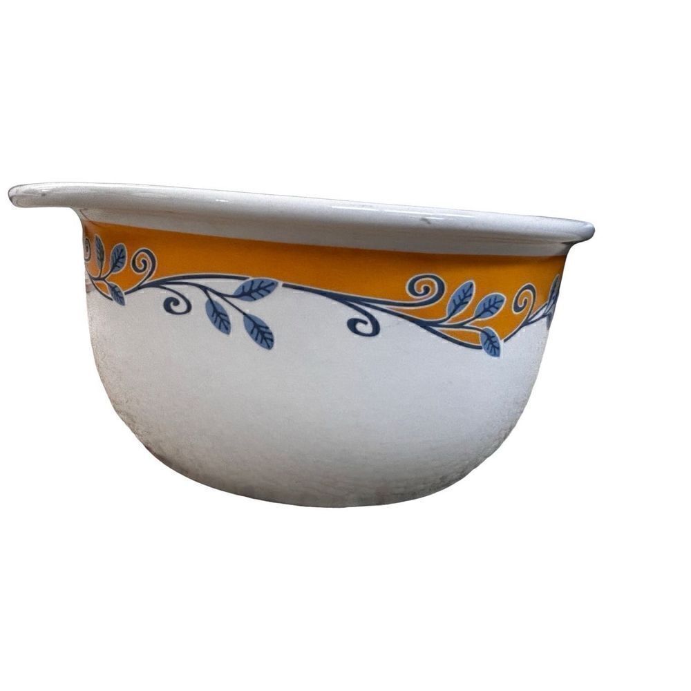 Corelle Corning floral stone ware 1 1/2 quarts mixing bowl